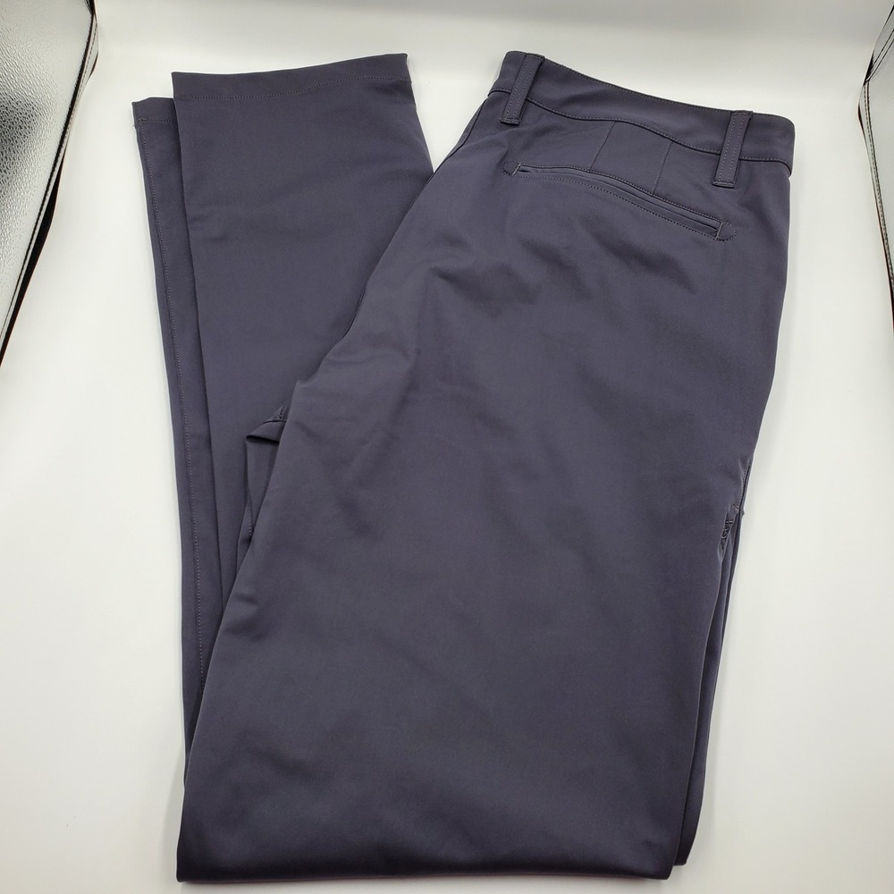 Rhone Commuter Pant Slim Iron Gate Gray FlexKnit Tech Chino Mens 35 100036-03-35